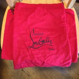 2 Louboutin Dust Bags, 15x11 inches