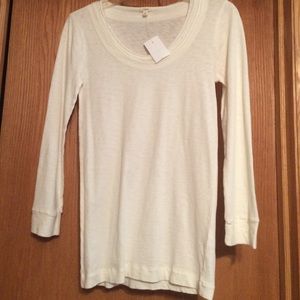 💜💜Nwt J Crew ivory top