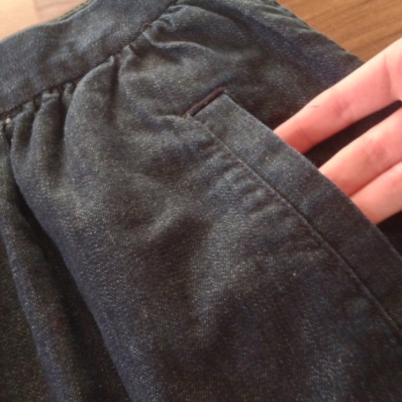 J. Crew Dark Denim Circle Skater Skirt Size 6 - Picture 2 of 3