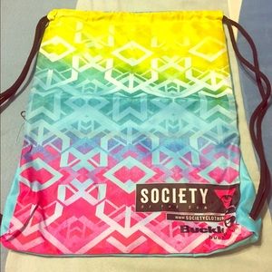 Society drawstring bag from buckle!