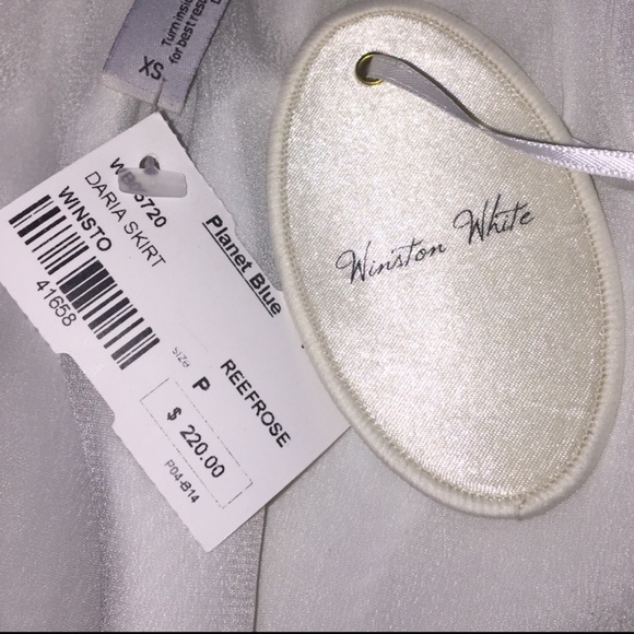 NWT WINSTON WHITE 'DARIA' MAXI FLORAL SKIRT - Picture 4 of 8