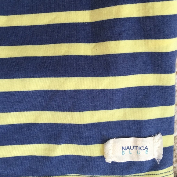 Striped Nauticql Crop Top, 3/4 Sleeves, Sz S - Picture 4 of 6