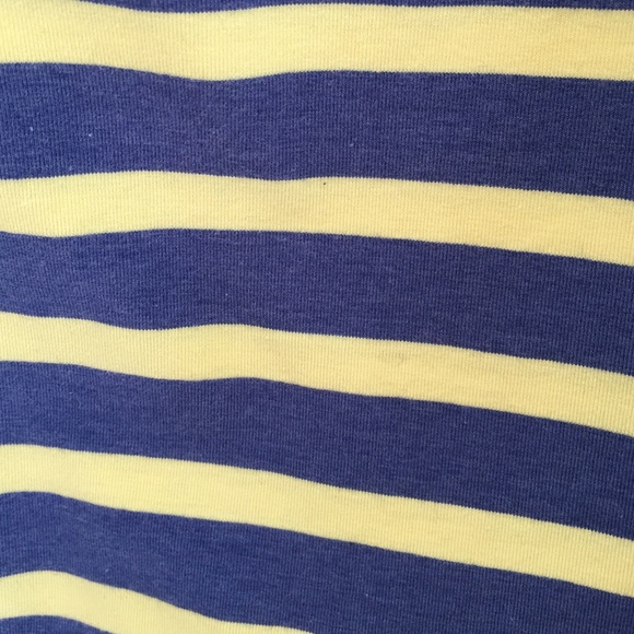 Striped Nauticql Crop Top, 3/4 Sleeves, Sz S - Picture 6 of 6