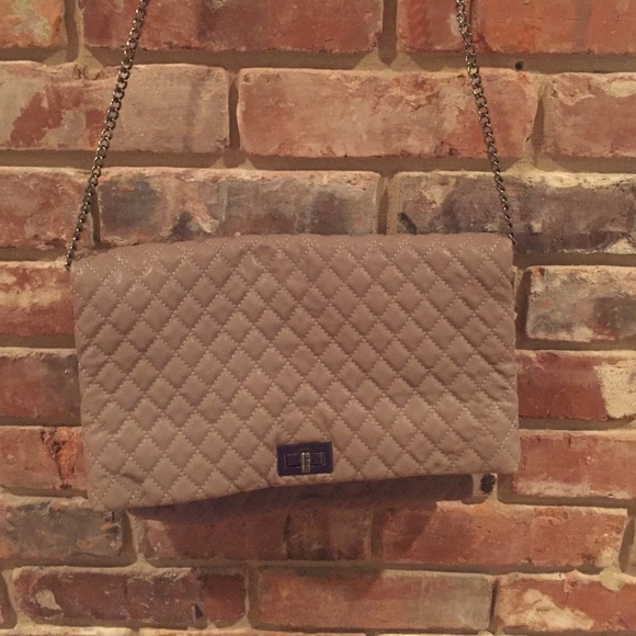 Purple cross body bag