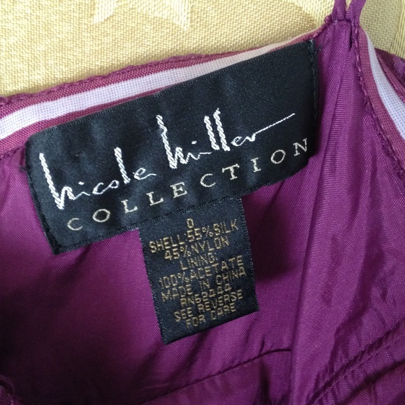 💐🌷Nicole Miller Collection, Purple Floral Dress - Picture 2 of 4