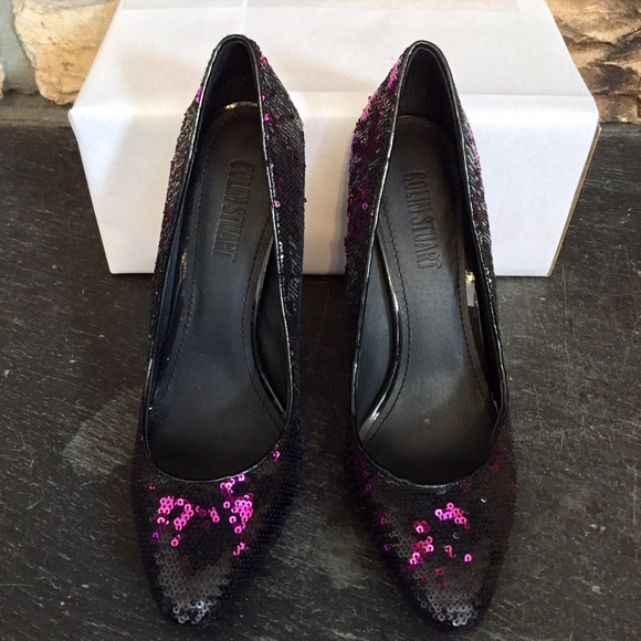 Colin Stuart sequin heels - Picture 2 of 3