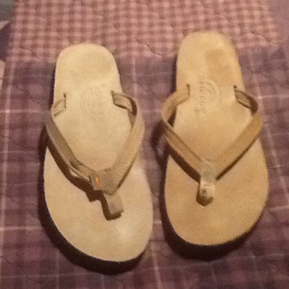 Rainbow Flip Flops