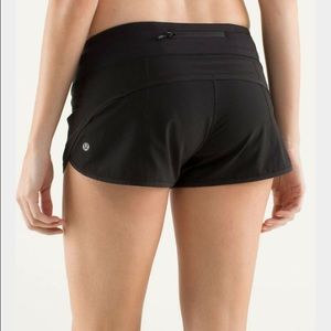 Black lululemon running shorts!