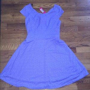 Purple skater dress