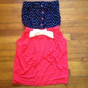 Strapless Mini Dress