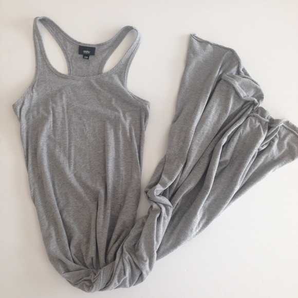 Mossimo Dresses & Skirts - Grey Racerback Maxi Dress