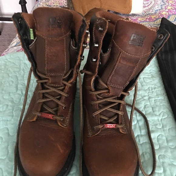 Timberland steel toe woman's boots
