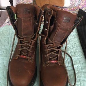 Timberland steel toe woman's boots