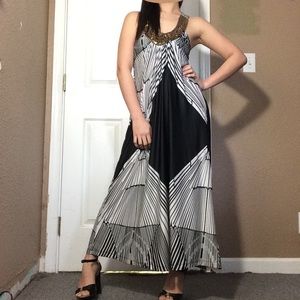 Beaded maxi dress