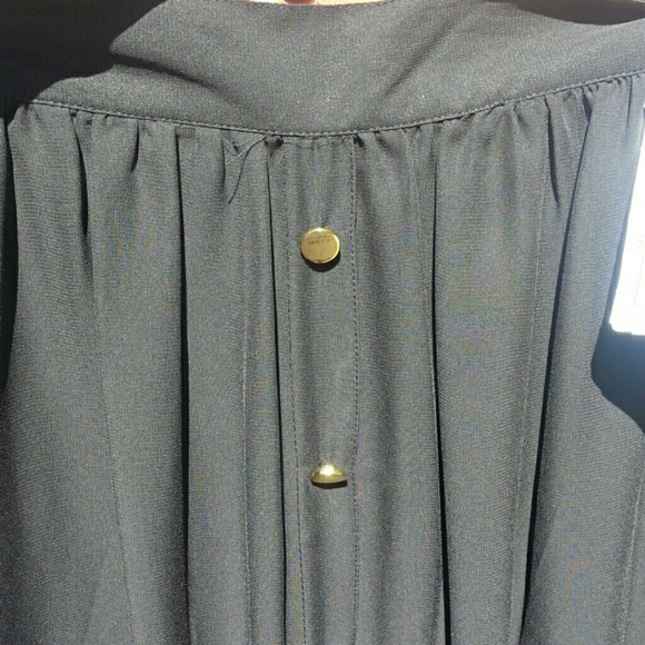 NEW Forever 21 black with gold buttons skirt - Picture 3 of 3