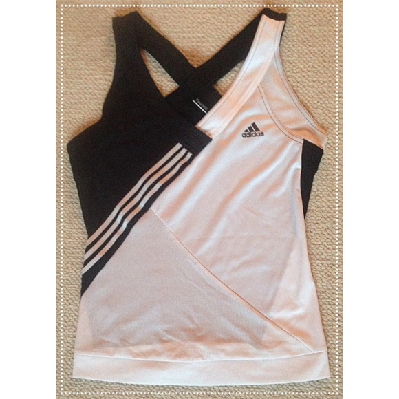 Black and White Adidas Tank Top!