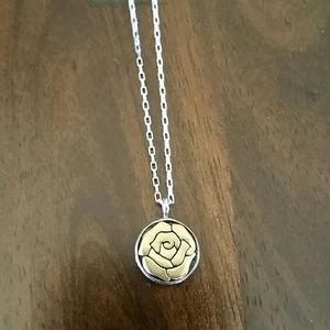 Silpada Necklace with Rose Pendant