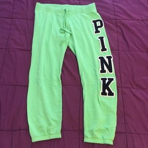 Pink Sweatpants! Like new!