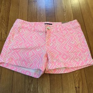 NWT American Eagle Midi Stretch Pink Print Short 2