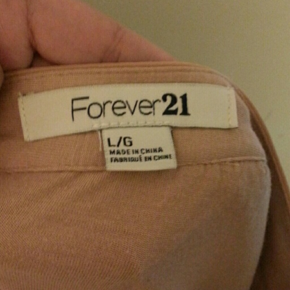 NEW Forever 21 Taupe and Black Skirt - Picture 2 of 2