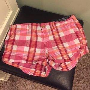 Plaid shorts