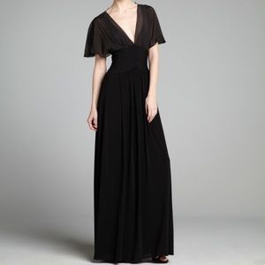 XS Black BCBG lace back dress