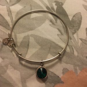 Emerald Alex and Ani bangle
