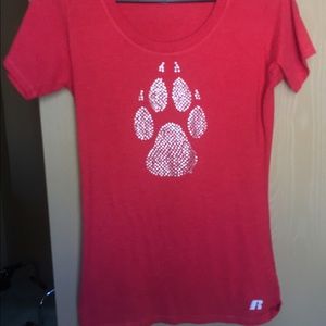 Paw print tee