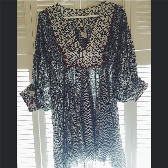 Free People Tops - Free People Multi Color Tunic
