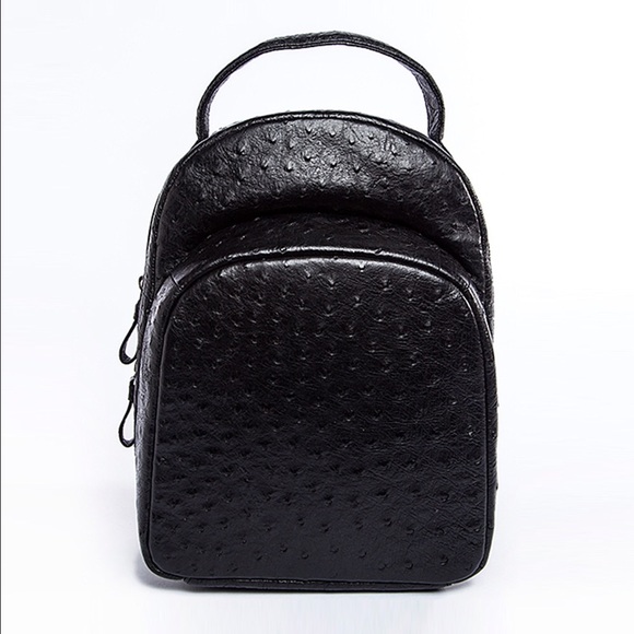 🆕Genuine Ostrich Leather Hat Box Case