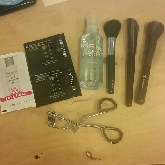 Ofra Elf brushes LaCross eyelash curler bundle