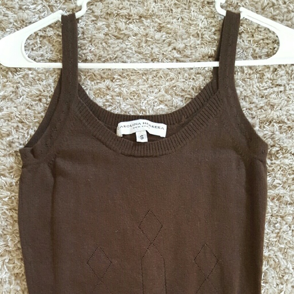 Brown summer tank