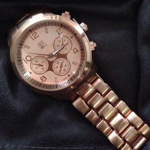 Rose gold watch!