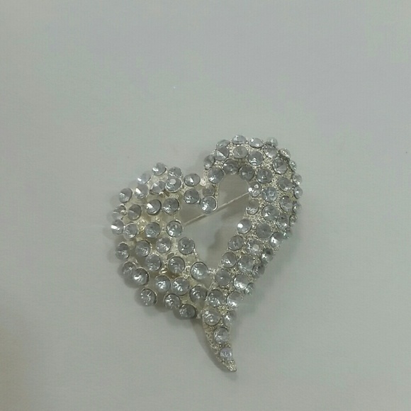 Heart brooch
