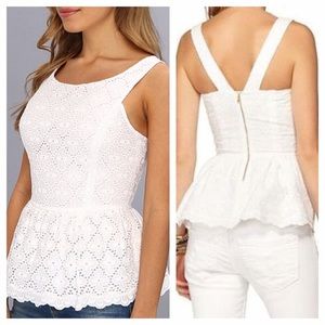 White Lilly Pulitzer Ashton top NWOT