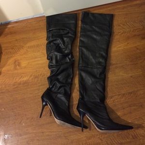 Thigh high lite stretch boots