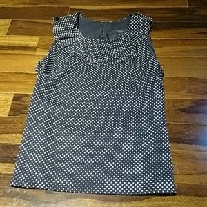 JCrew Polka dot shell, worn once