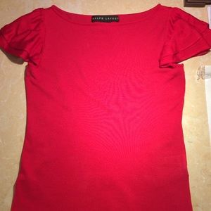 Ralph Lauren silk/nylon clingy top