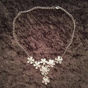 Silver Flower Necklace