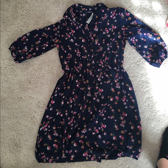 Flower printed dress