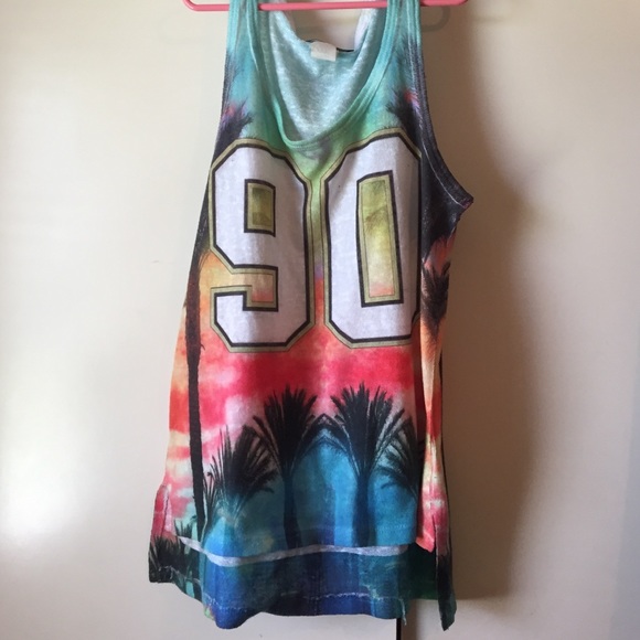 Palm tree muscle tee - Picture 1 of 4