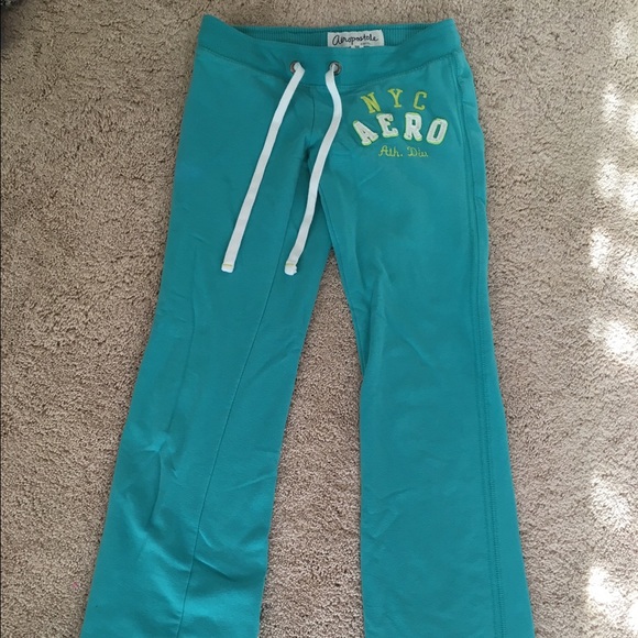 Teal sweatpants
