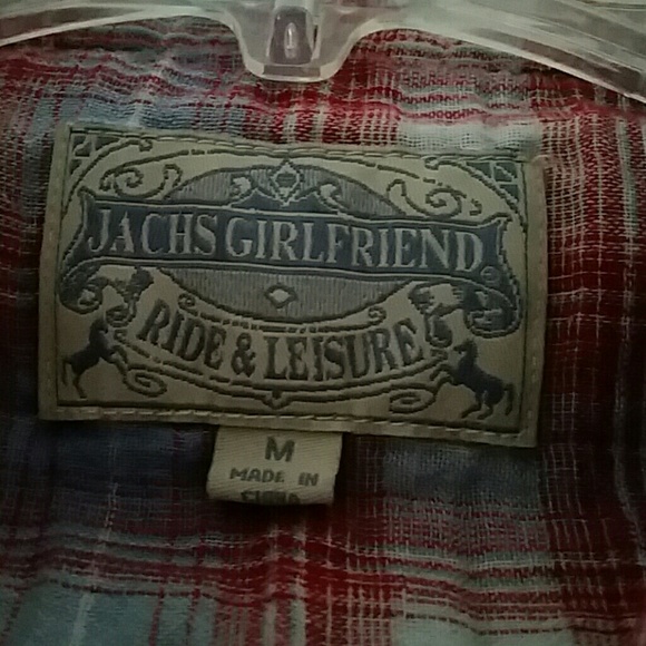 Plaid button down size medium - Picture 2 of 4