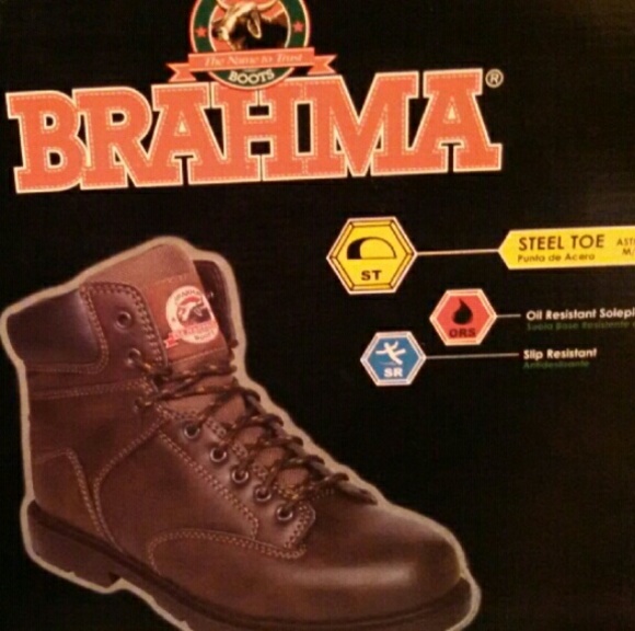 Work boots maybe wore twice thru the house.