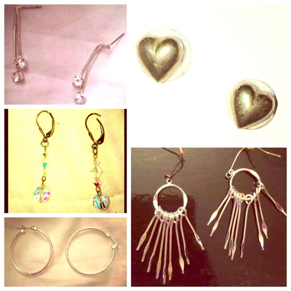 Jewelry - 5 pairs of Nice Earrings (mostly dangling)
