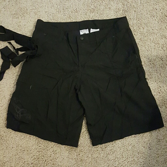 Black hiking shorts