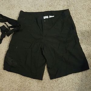 Black hiking shorts