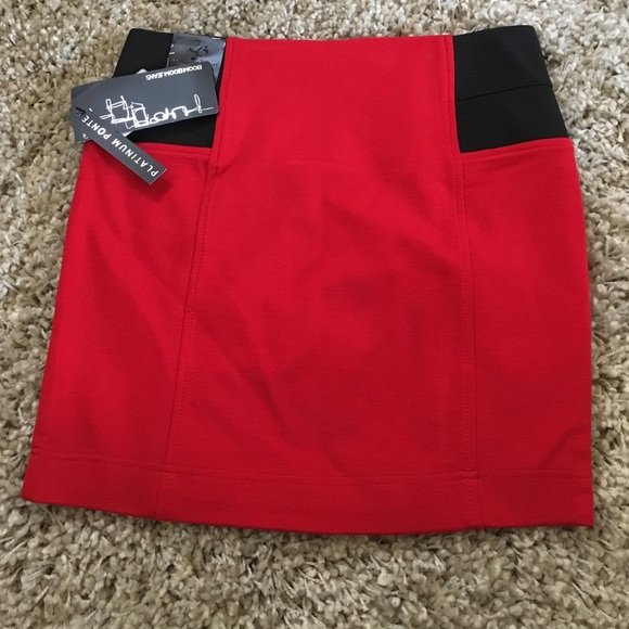 Red skirt