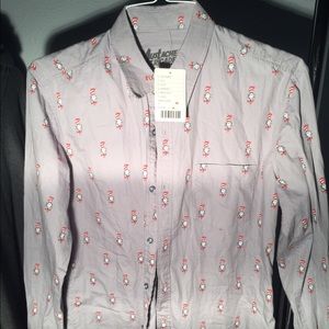 Urban Outfitters Cat In The Hat button up