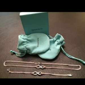 Authentic Tiffany and co infinity set